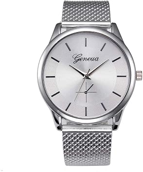 Retro Quality High-End Watch Design Quartz Watch Trend Men's Fashion Watch Men's Watch Wrist Watches for Visually Impai (B, One Size)