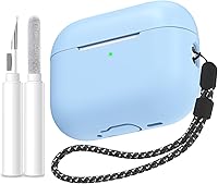 Vista 39 de AhaStyle Funda Protectora de Silicona Mejorada [LED Frontal Visible] Compatible con Apple AirPods 2 y 1 (Negro)