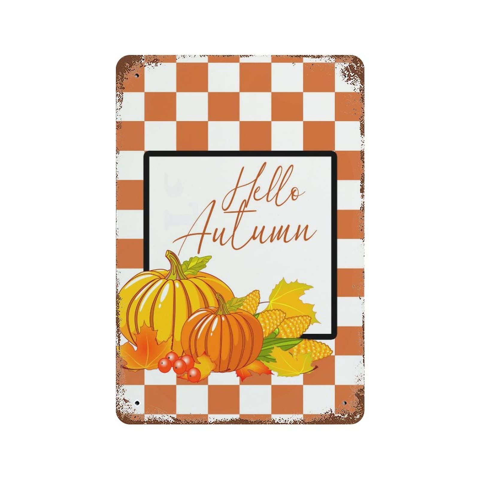 Panneau automne résistant intempéries pour décoration murale extérieure