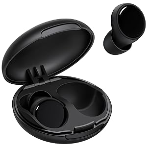 Ear Plugs for Sleeping 45dB Noise Cancelling Ear Plugs for Concerts, Focus, Travel, Work Silicone Hearing Protection Earplugs with 8 Tips (XS-L) Reusable Noise Reduction Ear Plug for Snoring Black