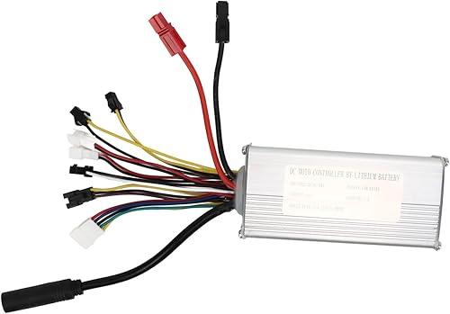 Miniatura 8 de Fdit Kit de motor de cubo trasero de 48 V 500 W, modificación GD06 Kit de conversión de motor de cubo de bicicleta eléctrica con acelerador de