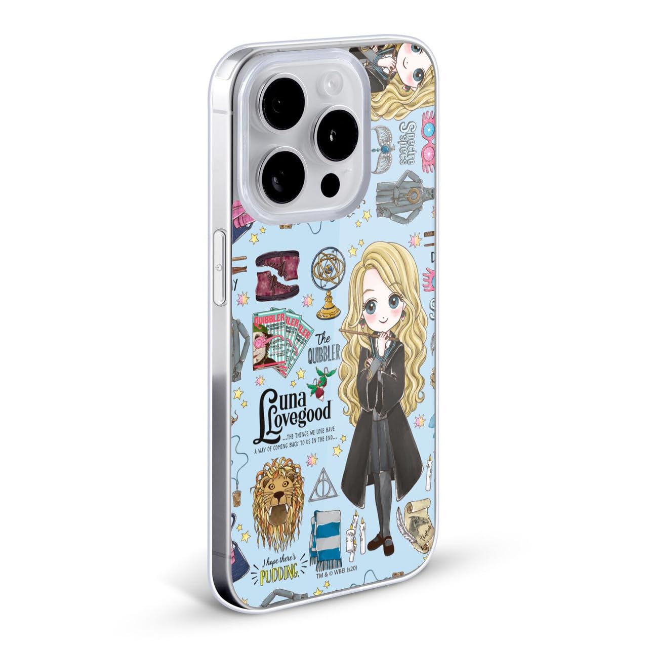 Head Case Designs Licenciado Oficialmente Harry Potter Patrón Luna Reliquias de la Muerte XXXVII Caso Funda de Gel Suave Compatible con Apple iPhone 12 / iPhone 12 Pro — view 99