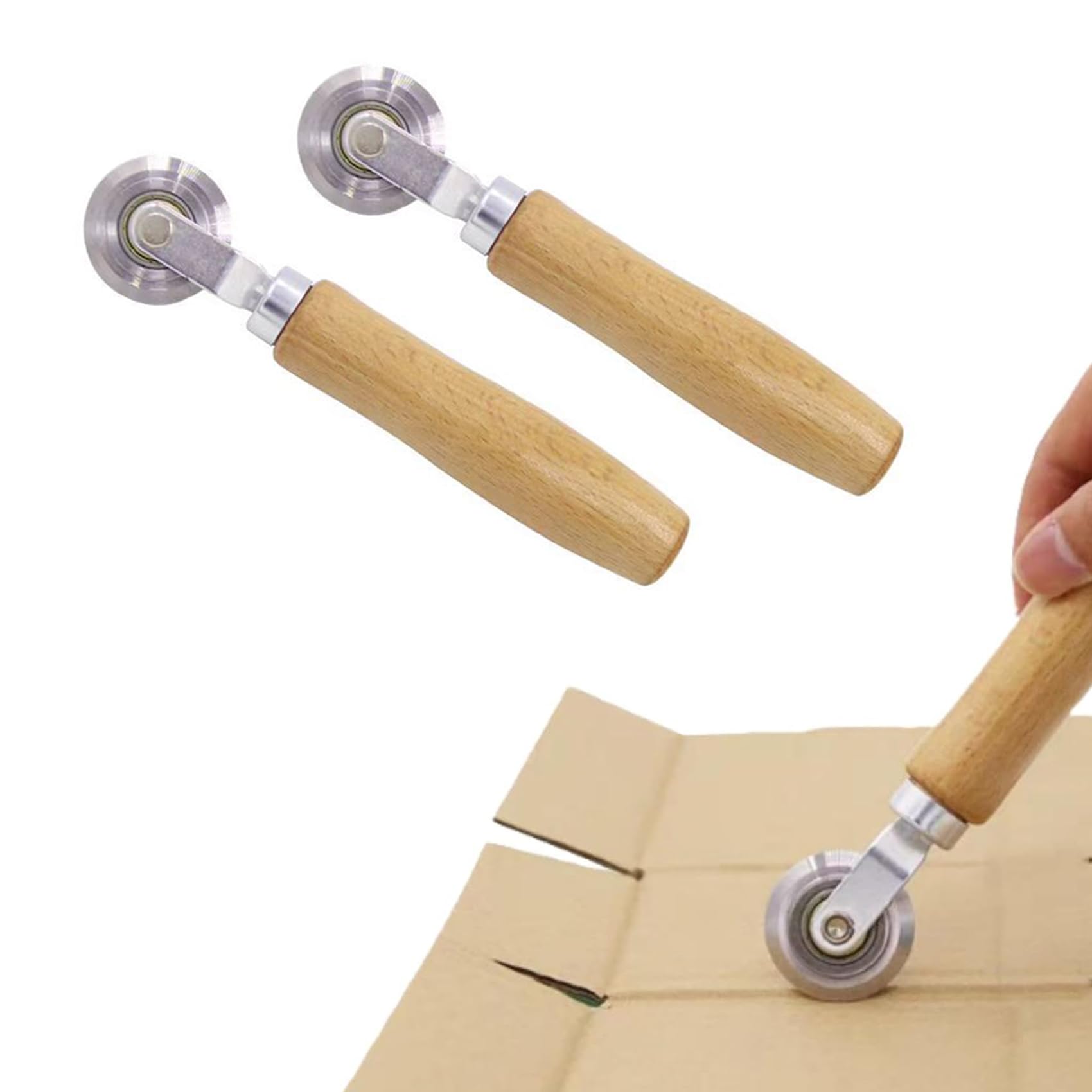 Amazon | 【2サイズ対応】手動段ボール折り目付けローラー 0.5mm/1.2mm