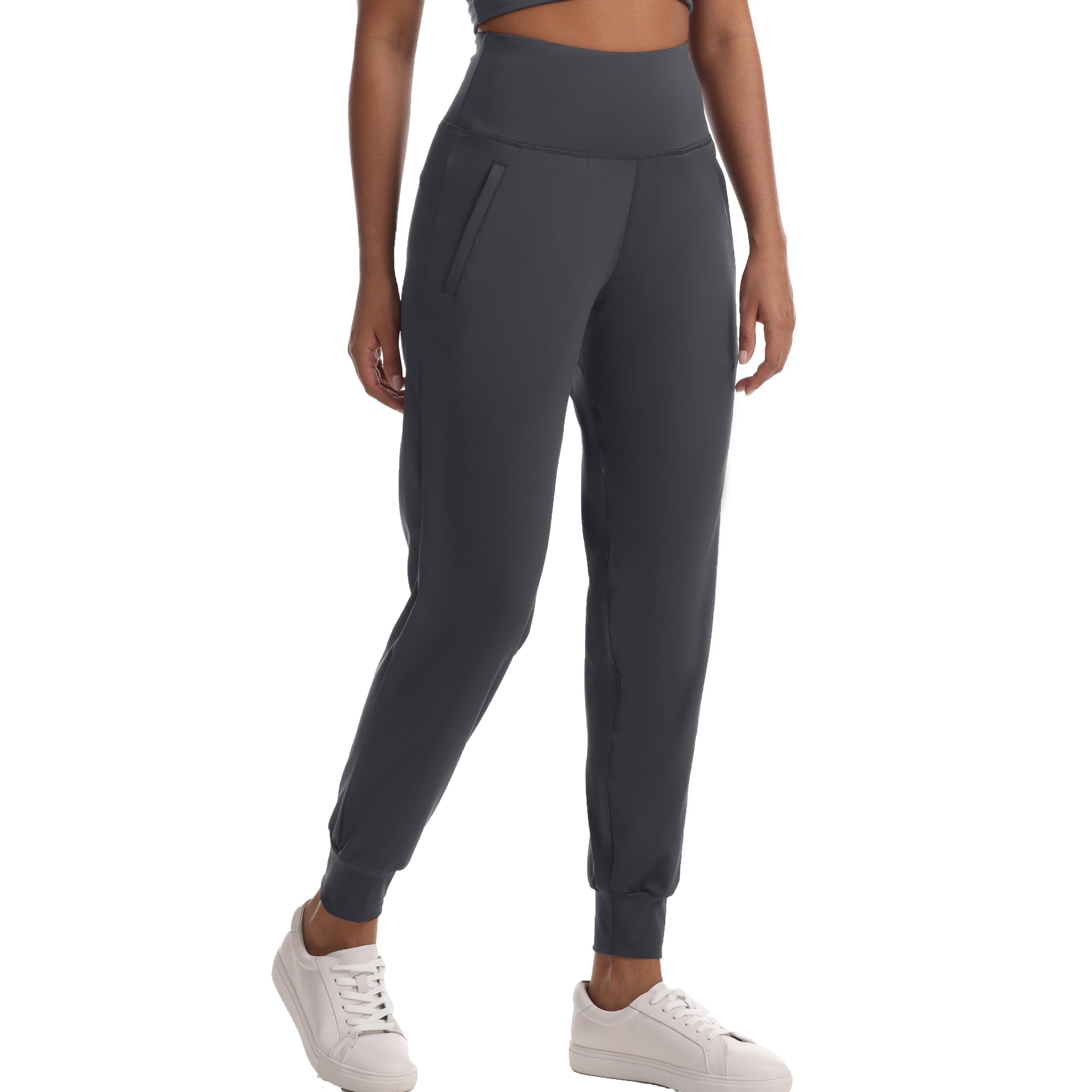 bepopotan Women's Yoga Joggers with Zipper Pockets | Lightweight, 4-Way Stretch, Breathab…