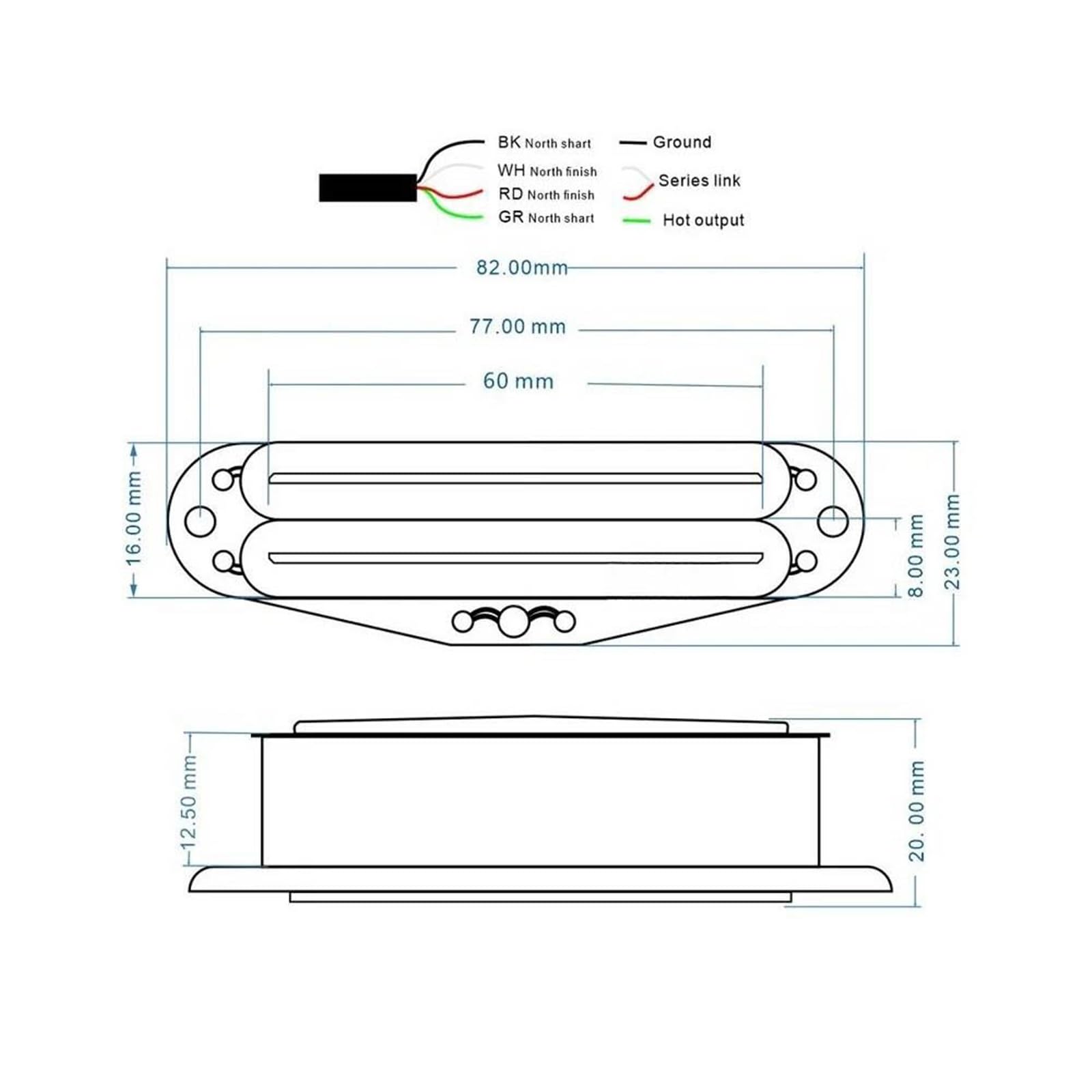 Repuestos Para Pastillas De Guitarra Pastillas Humbucker Alnico 5 | 11K para reemplazo de piezas de guitarra eléctrica