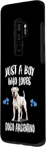 Miniatura 2 de Galaxy S9+ Just A Boy Who Loves Dogo Argentino Dog Case