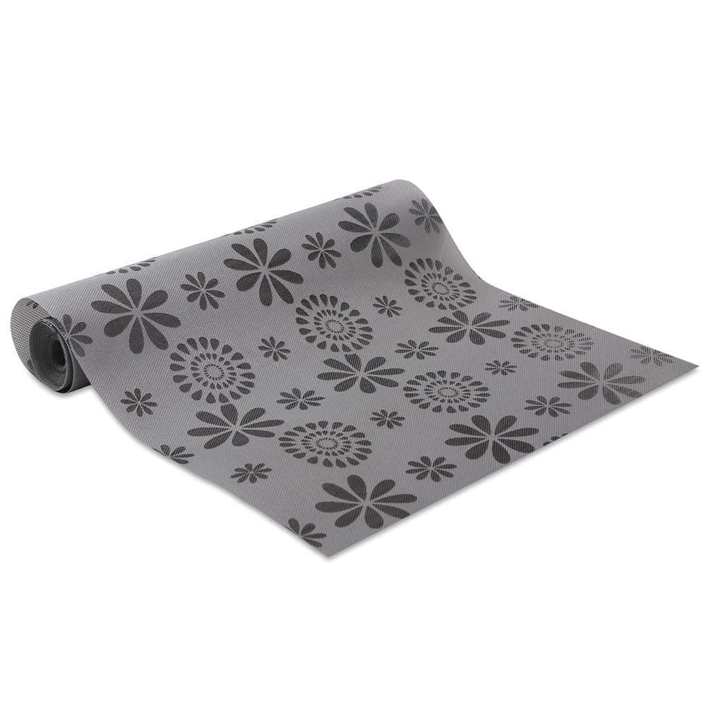 PVC Kitchen Mat Fridge Mats 45 cm X 10 Meters Anti Slip Roll, Shelf Liners Sheet for Kitchen, Shelves, Cabinet, Drawer, Wardrobe, Refrigerator, Table (Floral Print)-image-43