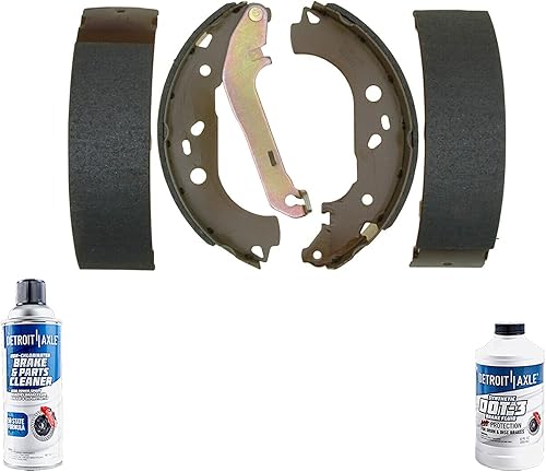Miniatura 1 de Detroit Axle - Zapatas de freno traseras para Ford Transit Connect 2010-2013 2011 2012 Reemplazo de zapatas de freno - [Modelos con tambor trasero]