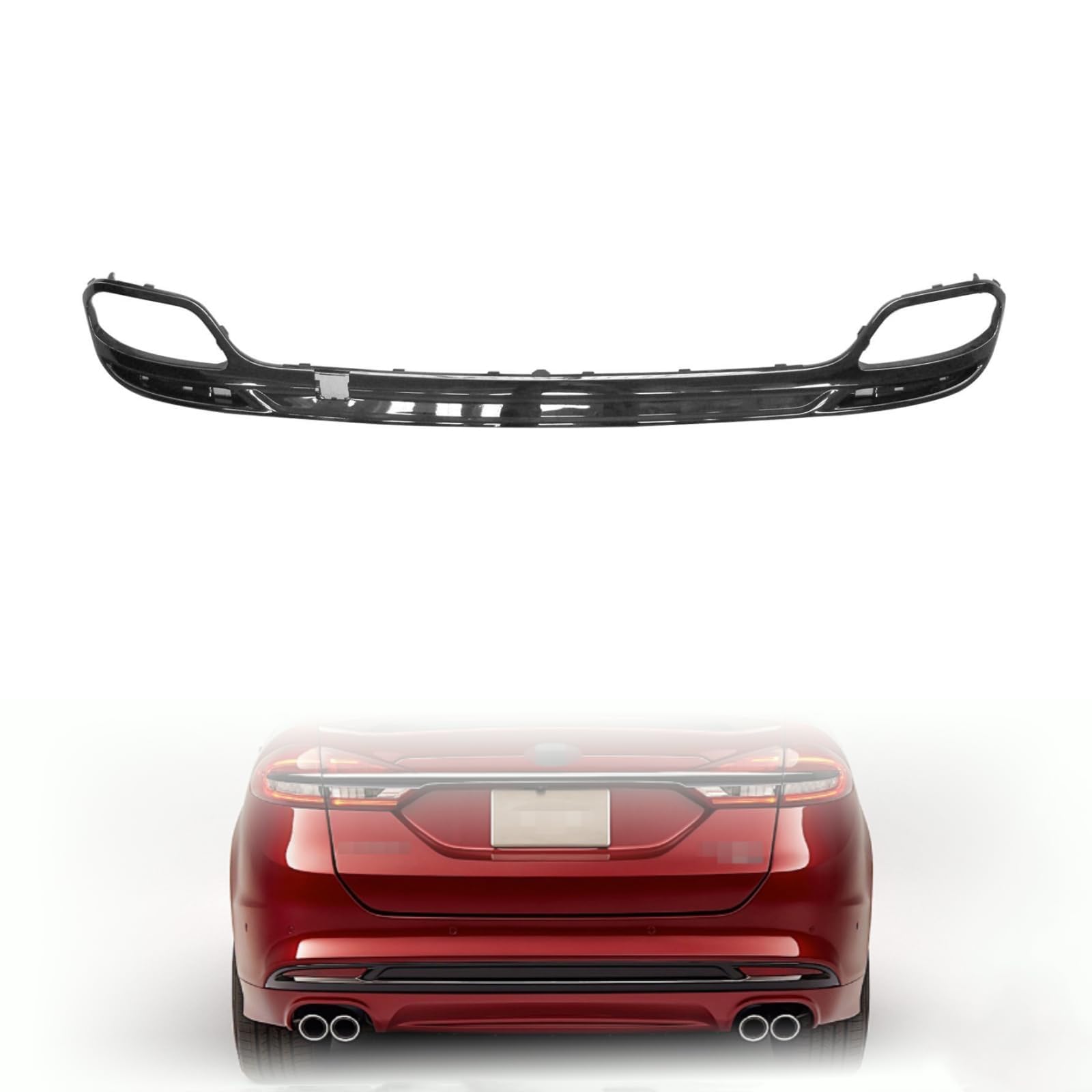 Amazon.com: Rear Lower Bumper Compatible with 2013-2018 Fusion