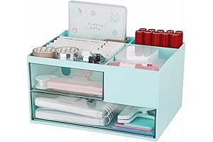 Blue Kawaii Desk Organizers