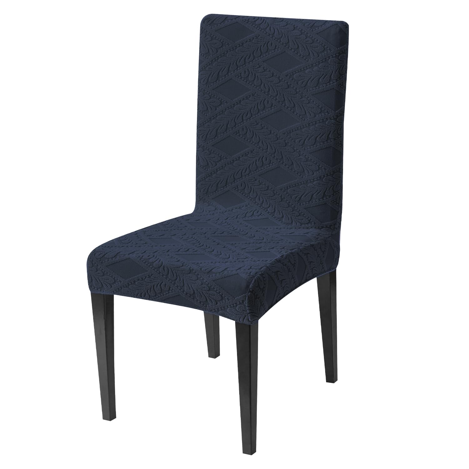 Stretchable Chair Covers - Green Jacquard Dining Covers -21