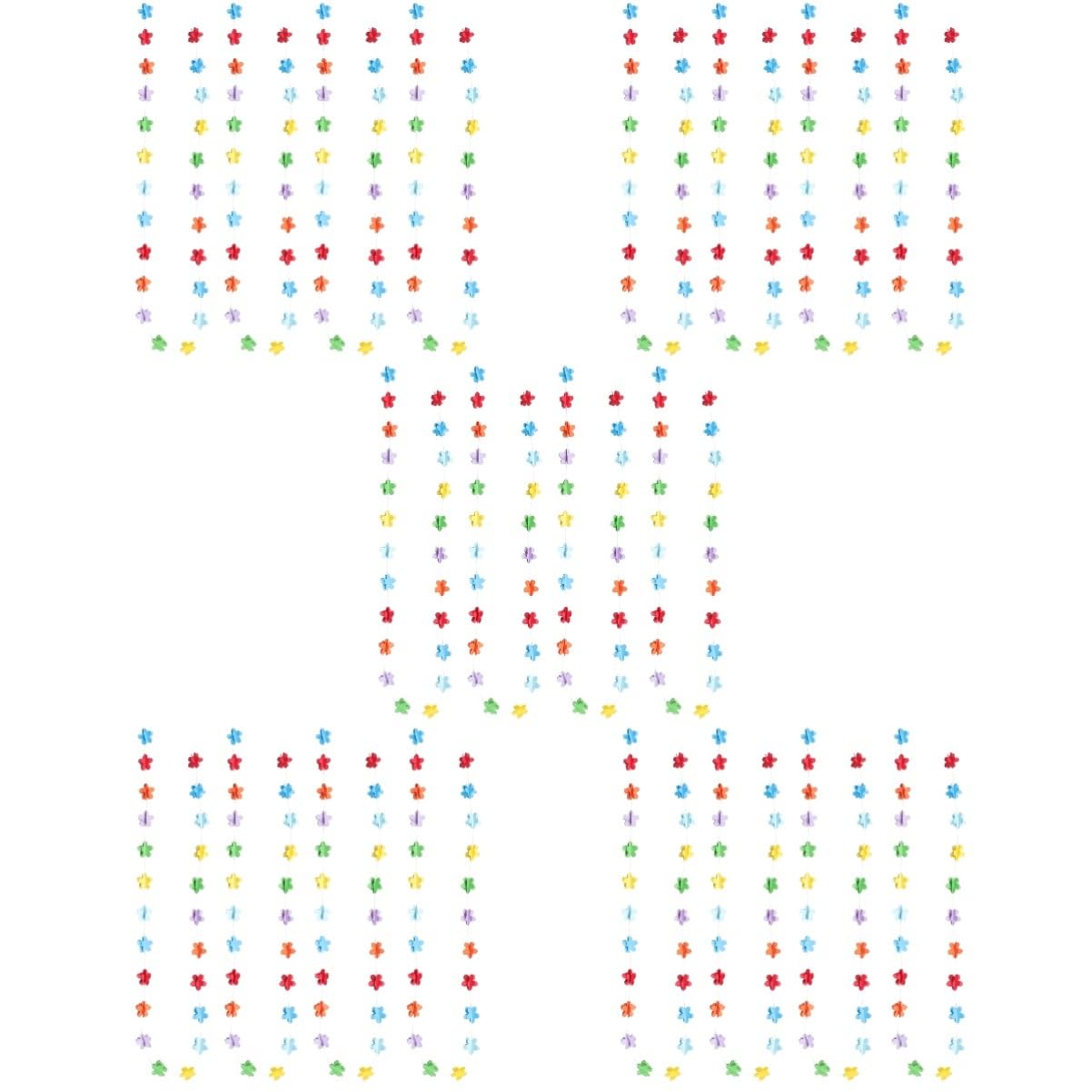 PRETYZOOM 5 Sätze Geburtstagsparty Liefert Brautparty- Kuchen Girlande Aufdecken Ästhetisch Jahrestag Wandverkleidung Orgie Hochzeitsdeko Papierfahne Geburtstag Papier Ammer 4 Stück * 5