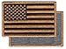 American Flag Embroidered Tactical Patch Tan Brown w/Velcro Brand Fastener