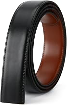 men's belt without buckle belt for belt buckle2.8cm/3cm/3.2cm/3.4cm/3.5cm/3.8cm width