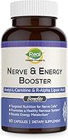 Vista 1 de Suplemento ALA - Ácido R-alfa lipoico 300 mg y acetil L-carnitina 1000 mg - Potenciador de nervios y energía para nervios, función cardiovascular
