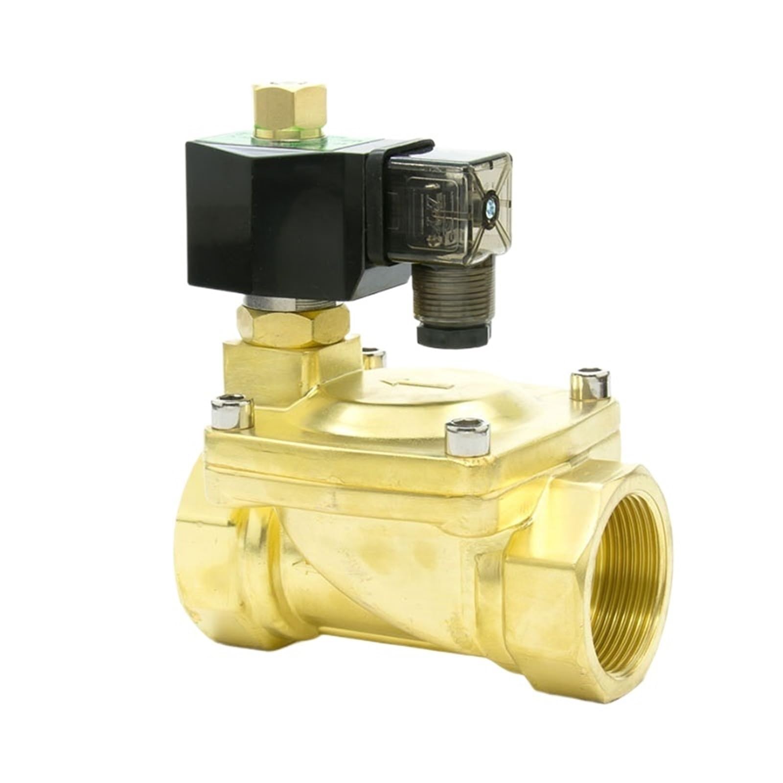 Normally Open 2 Way Brass Electric Solenoid valves 2 inch 24V 220V AC 50mm(AC220V)