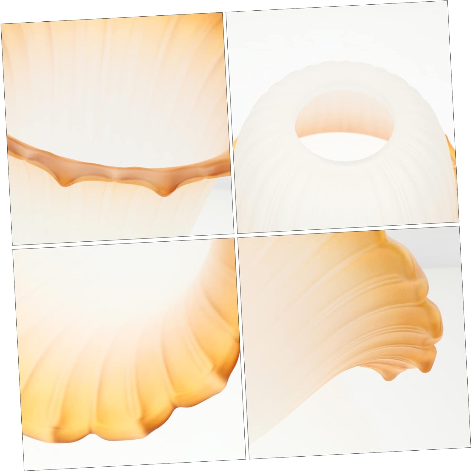 Glass Lampshade Lamp Cover 4cm Diameter Stylish Light for European Home Decor Ceiling Wall Floor Lights