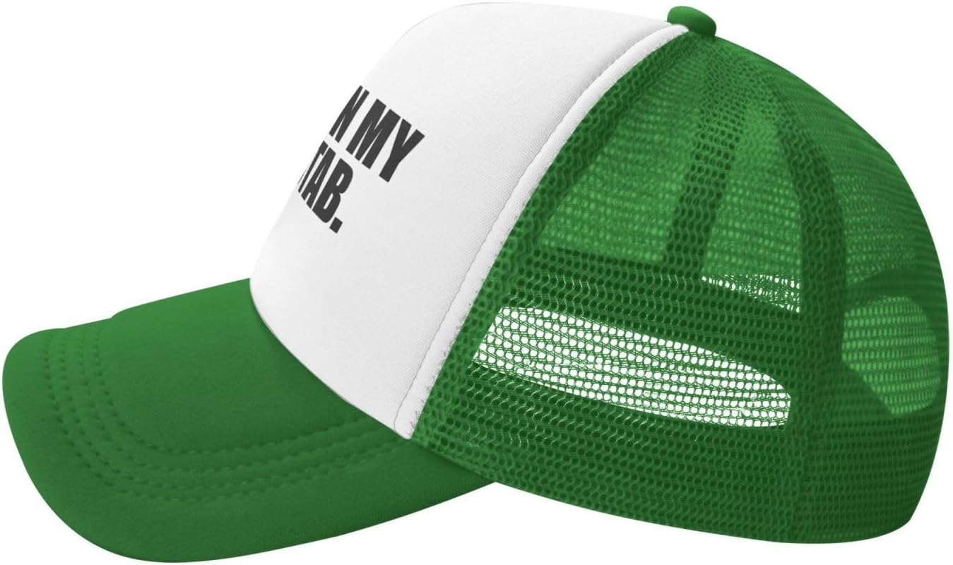 Put It On My Dad's Tab Trucker Hat Unisex Adult Hats Adjustable Cap for Men and Women Classic Fishing Caps - Image 3