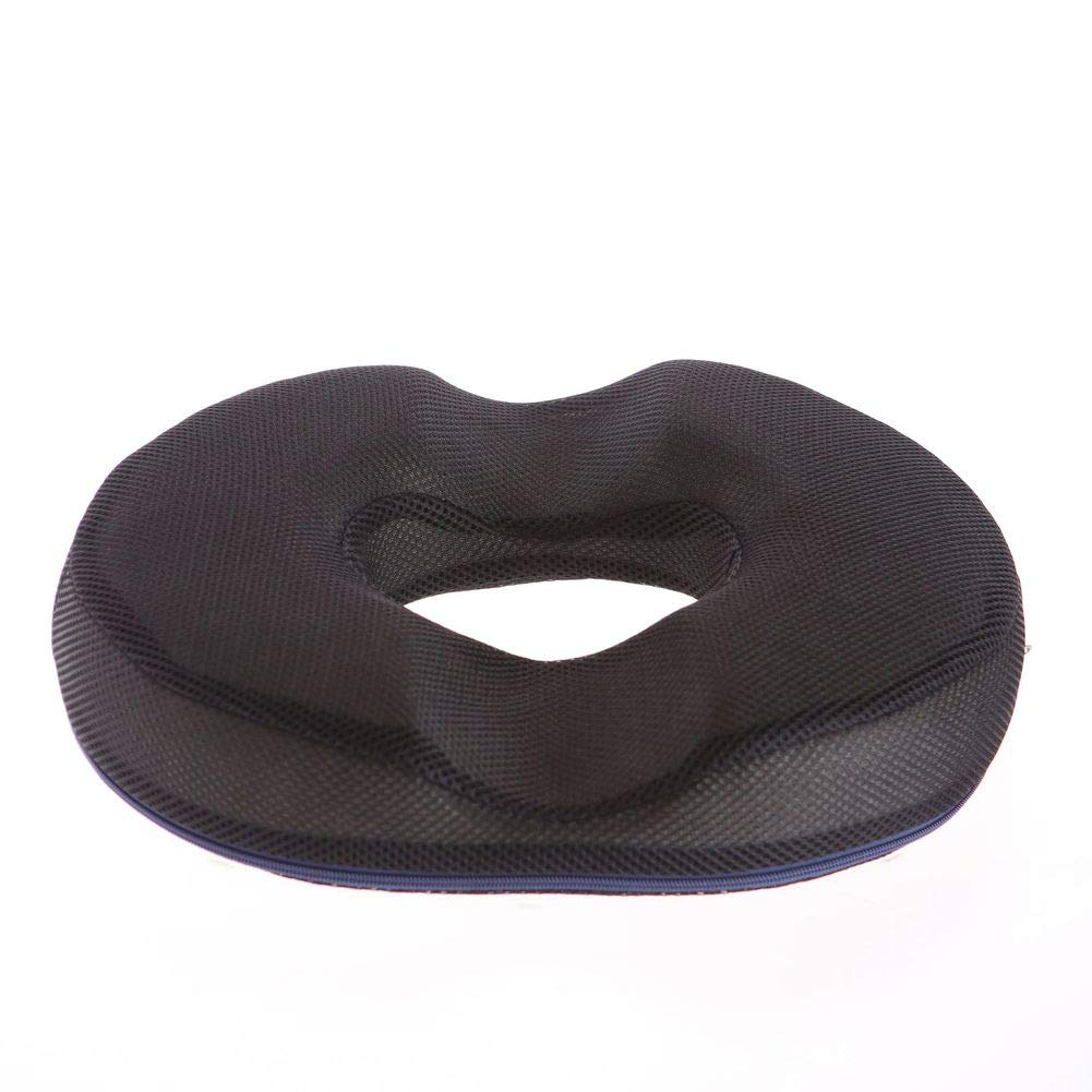 Generisch Cuscino antidecubito in memory foam per sedia a rotelle, traspirante, antiscivolo, comodo cuscino C L43 x 34 x 7 cm