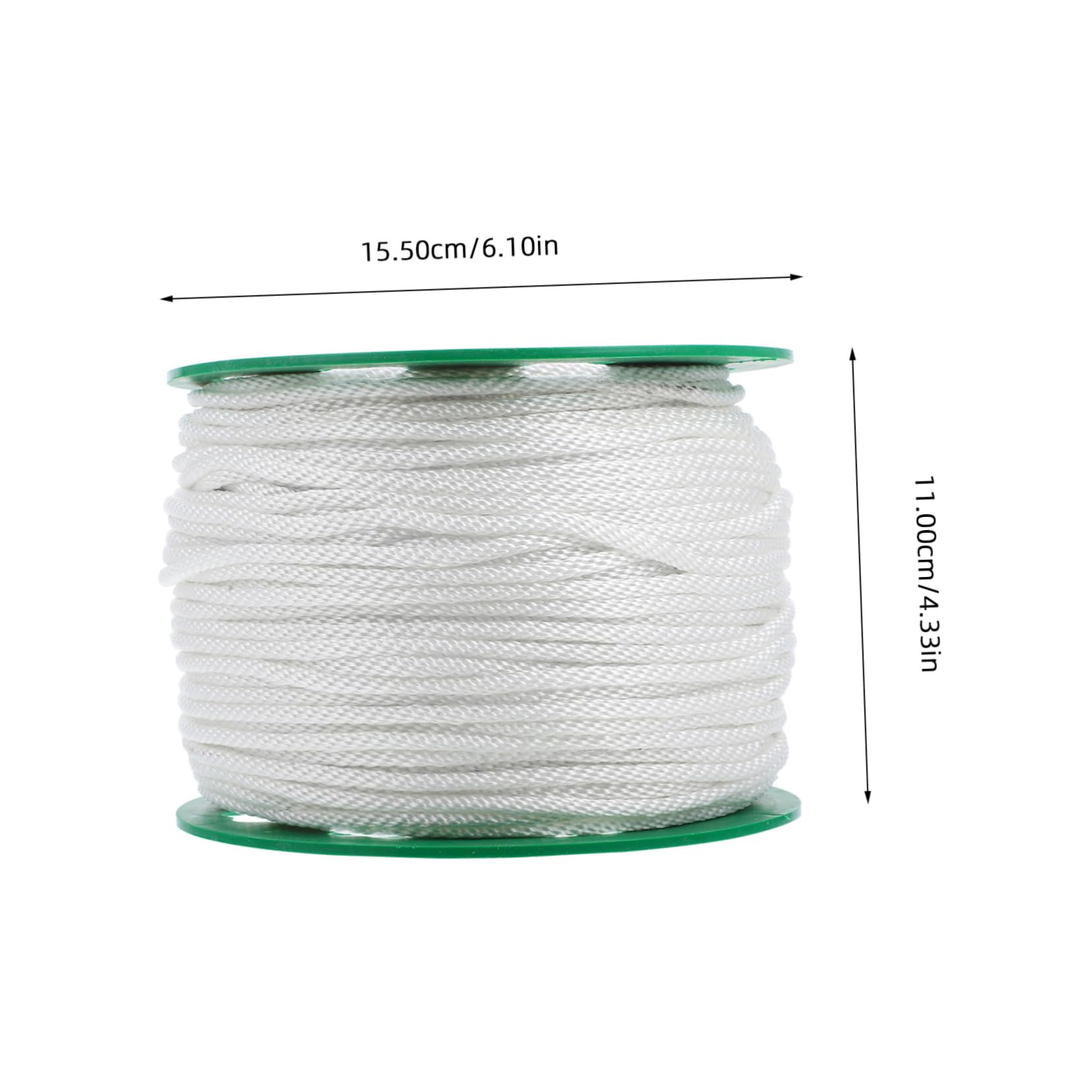 ifundom 1 Rollo Tirar de Las Cuerdas cortacésped Inicio Comenzar reemplazo del cordón Tirar del Cable Cuerda de Arranque de Tirar de la Cuerda Nylon Green