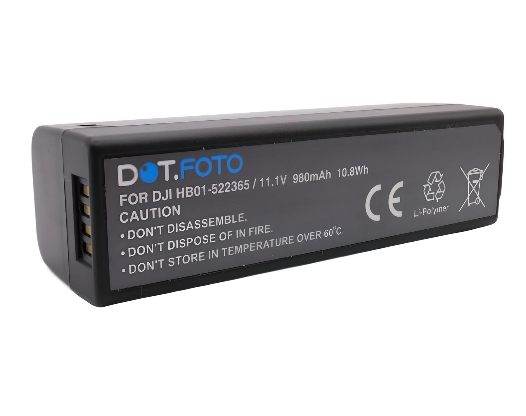 HB01, HB01-522365 Batteria Ricaricabile per DJI Osmo, Handheld 4K camera, Zenmuse X3/X5/X5R