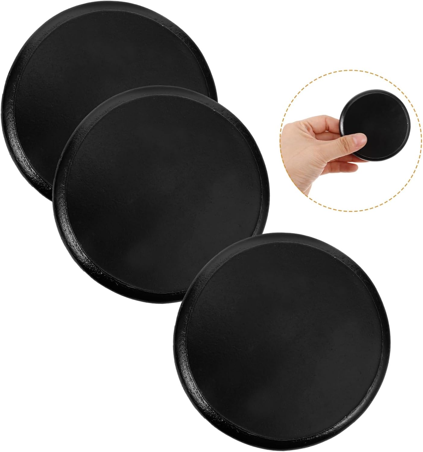 12pcs Mini Round Display Bases for Dolls Elegant Circular Craft Stands for Miniature Figures Smooth for Projects Finish
