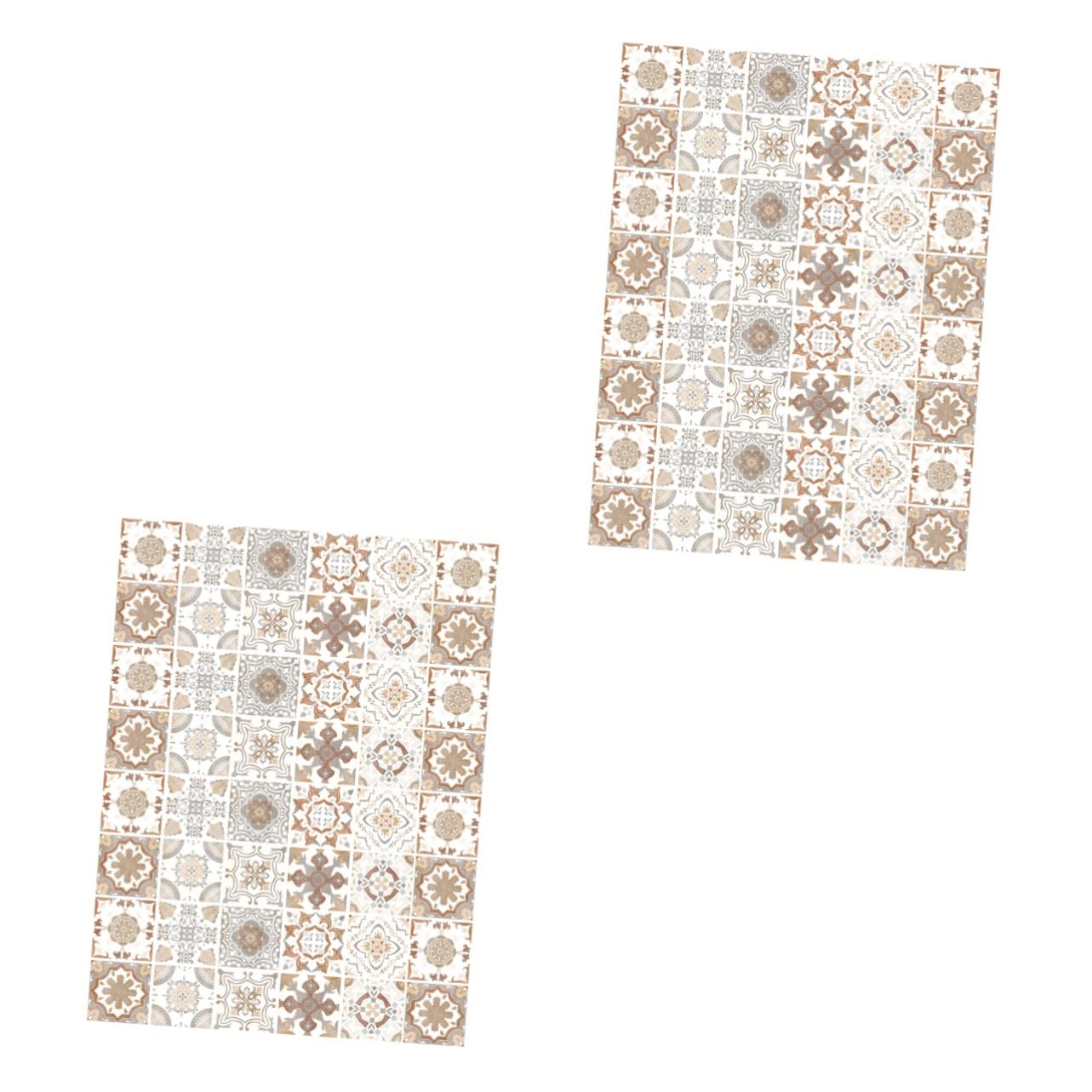 Autocollants muraux rétro DOITOOL lot de 96 pièces étanches pour carrelage