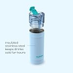 Bubba 18 oz Dualsip Water Bottle with Straw & 2-Way Lid | Leakproof Metal Tumbler | Insulated Stainless Steel | Reusable | Lightweight | Dishwasher Safe | Lead & BPA-Free | Daydreamin'