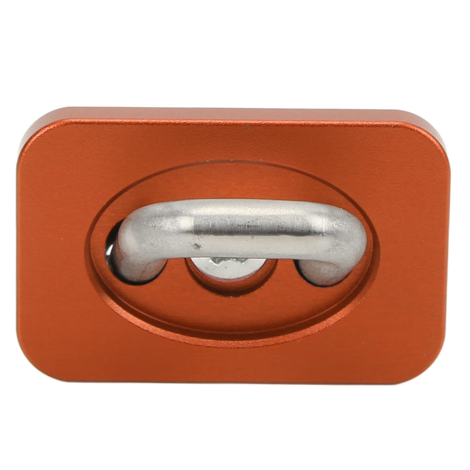 Anclajes de amarre para cama de camión, resistentes, 1000 libras, rodamientos de carga, anillos retráctiles de acero inoxidable para Silverado Sierra Colorado Canyon, 9 unidades (Naranja)