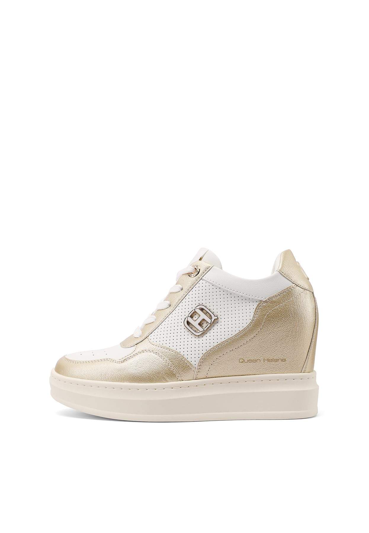 QUEEN HELENA Sneakers Alte con Zeppa Donna X34-42