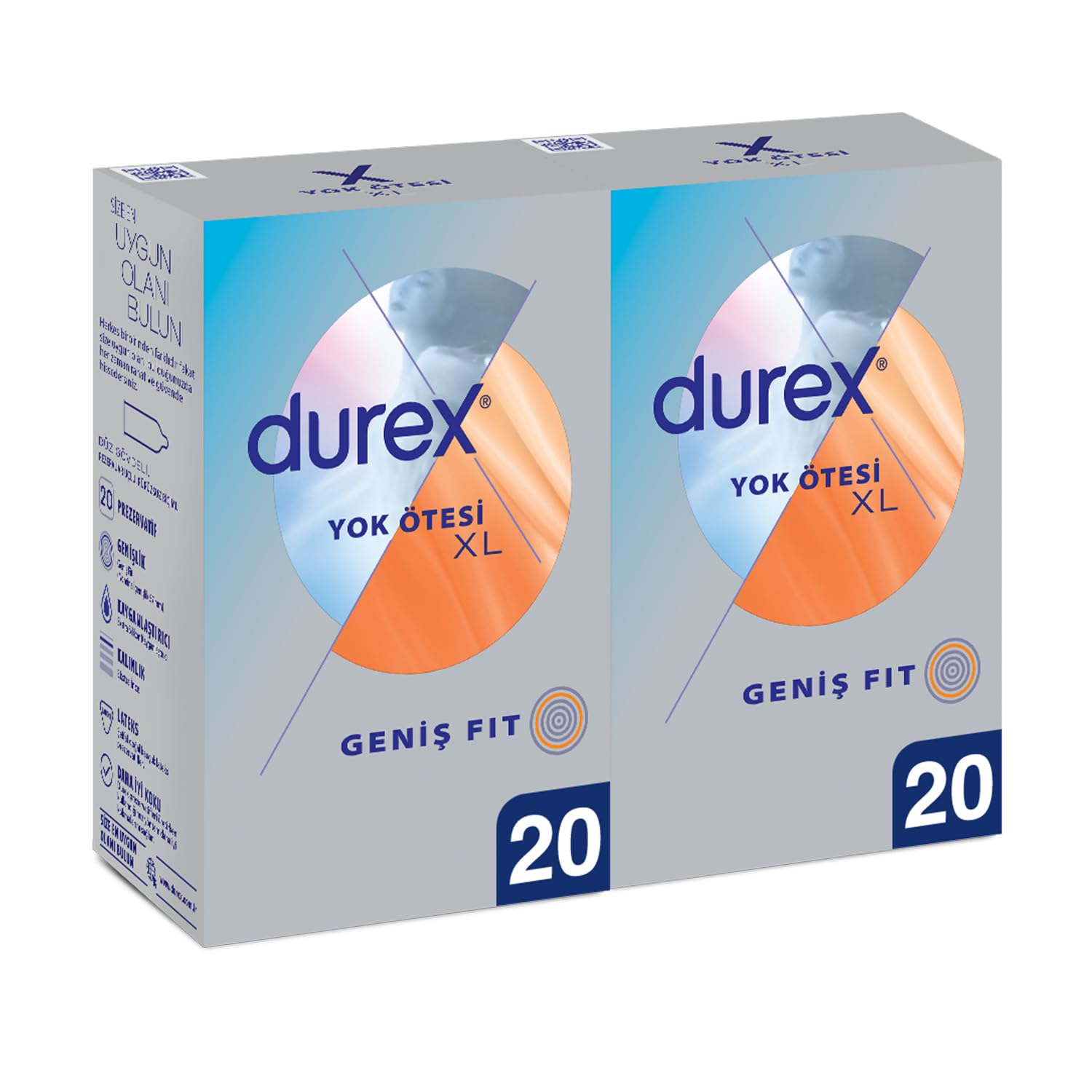 Durex Yok Ötesi Xl 40'lı, Çok Renkli