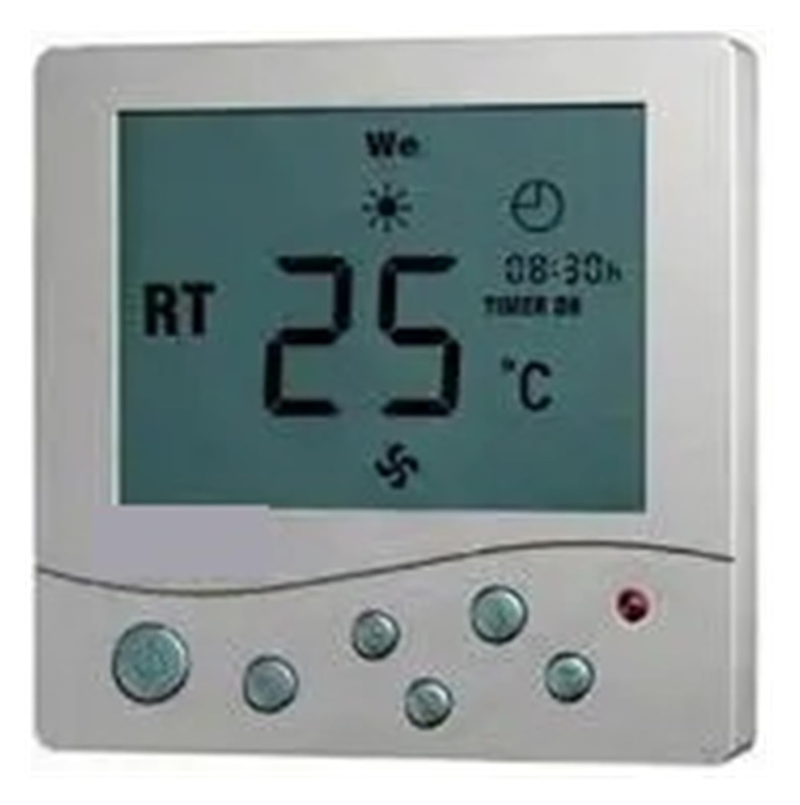 Ventilation Fan Coil LCD Thermostat TMS910SA Switch Temperature Controller Air Conditioning Panel