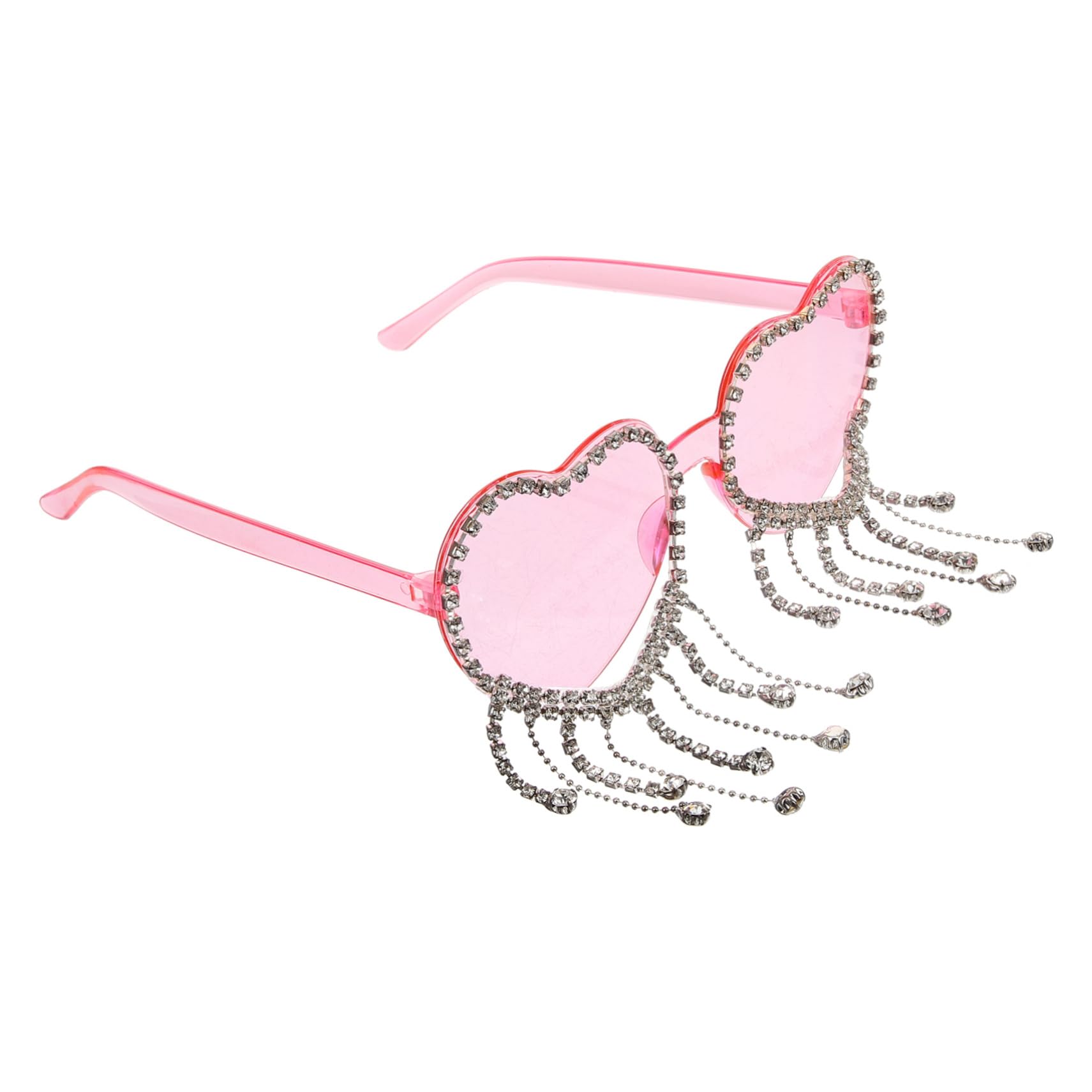 FOMIYES Occhiali Sole con Frange Occhiali per Adulti per Estive Design e Indossare Decorati