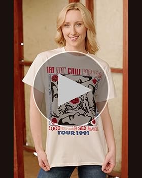 Amazon.com: Red Hot Chili Peppers Magic Tour '91 Adult Natural T