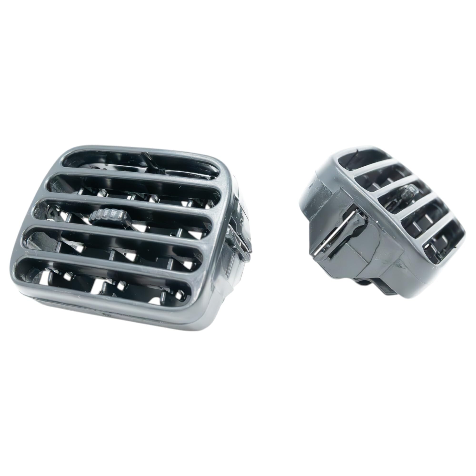 2 Grilles d´aération ventilation centrale noir du tableau de bord 2 Grilles d´aération ventilation centrale noir du tableau de bord