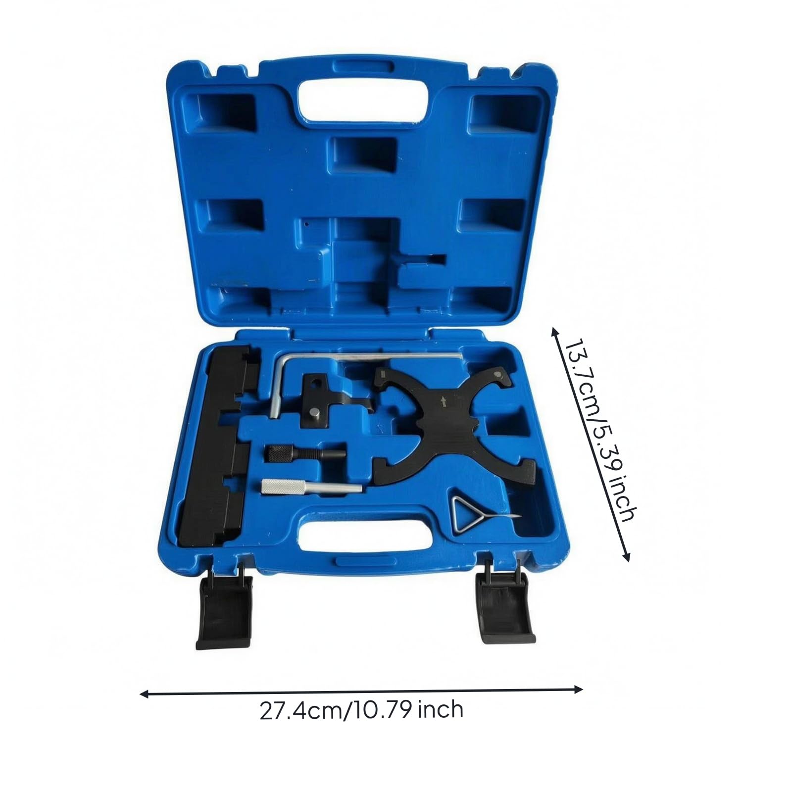 Colcolo Outillage Blocage Distribution Moteur Fixateur Cale Calage Pignon Cranté Clé Hexagonale L Mallette Rangement Interne Compartiment Séparé