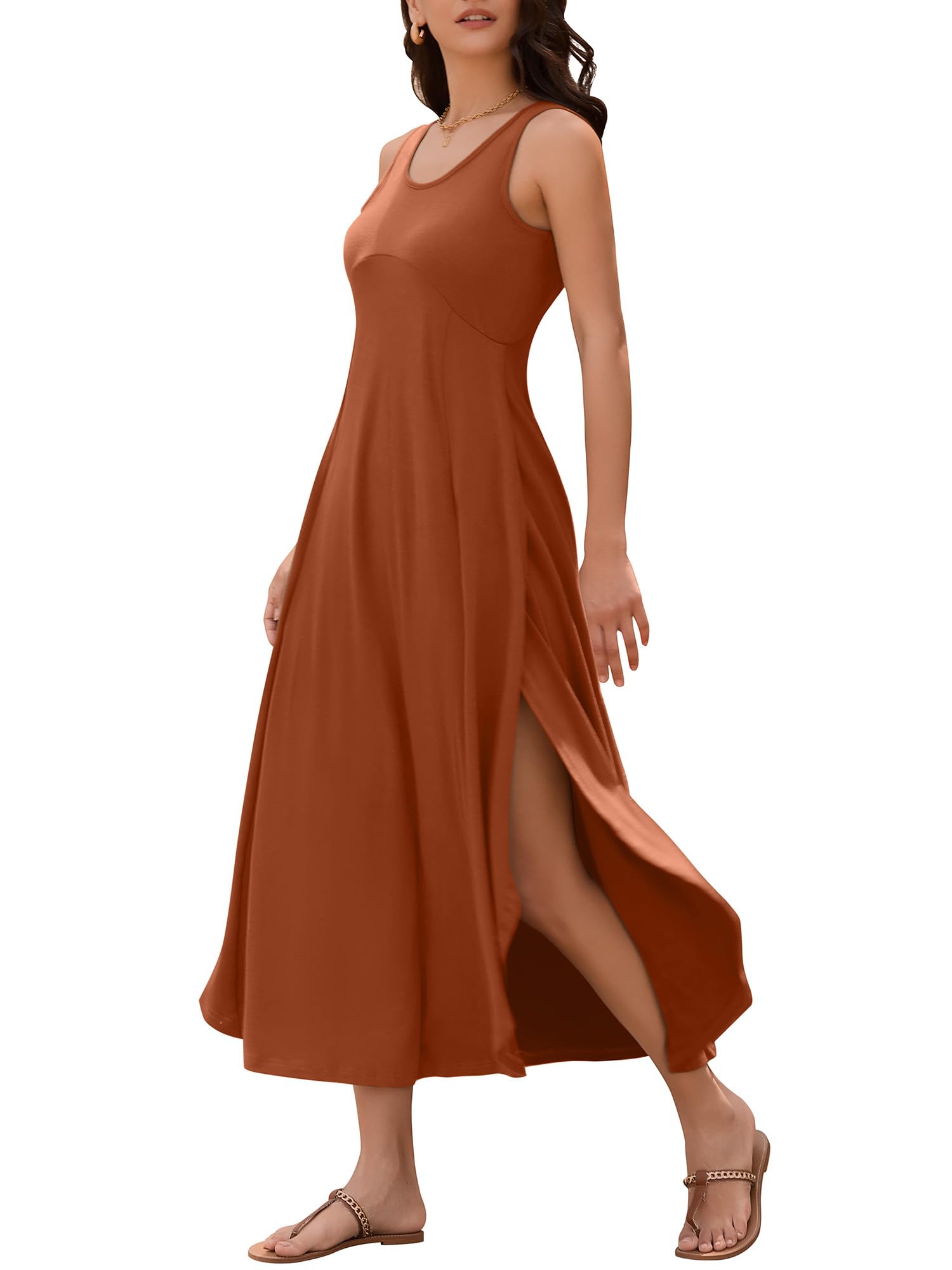 50% Off ZAFUL Women's Flowy Maxi Tank Dress with Code