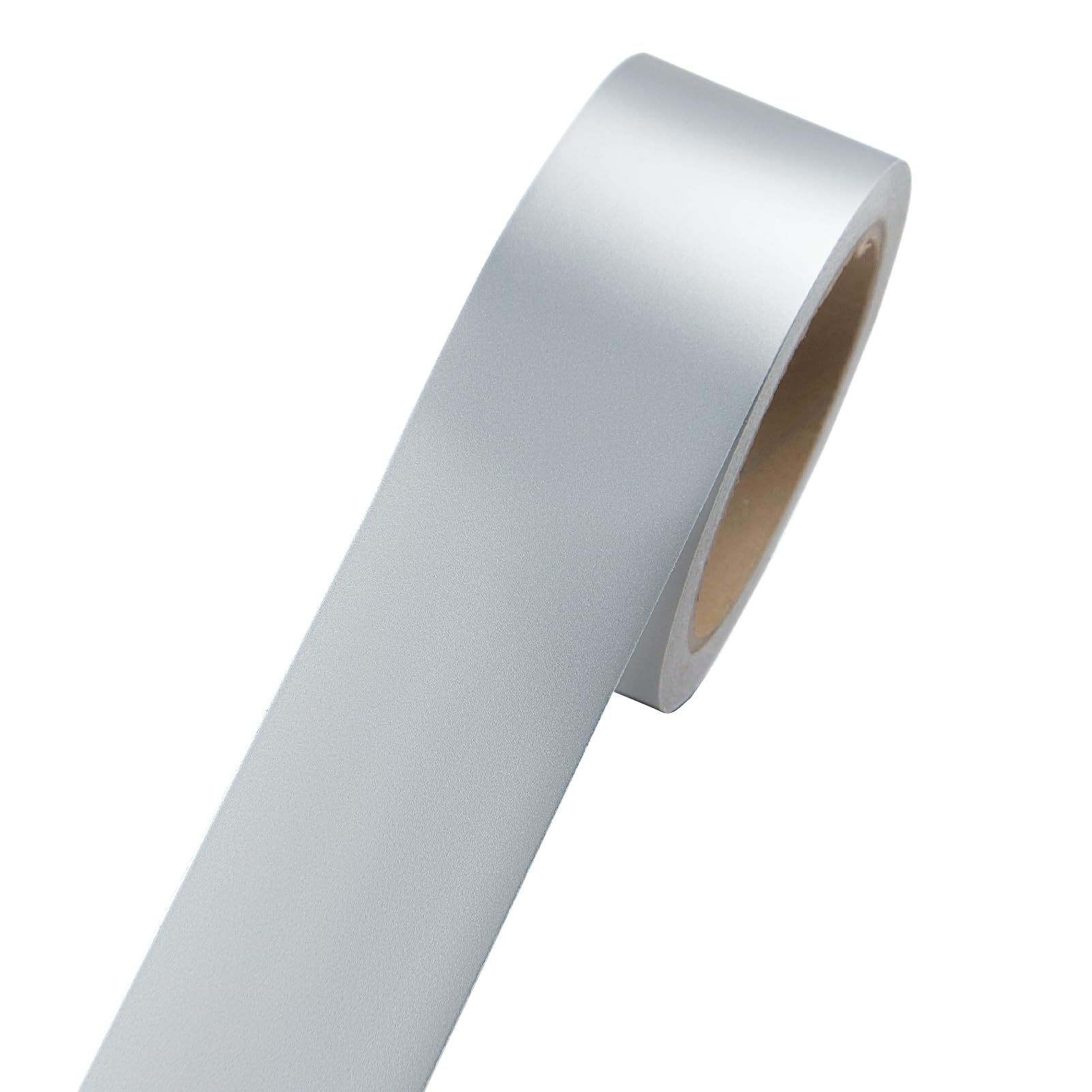 Ruaniao Self-Adhesive Mirror Frame Sticker, 2 Inch X 39 Ft Metal Mirror Trim Peel and Stick Border Tape, Silver Waterproof Wall Border for Home