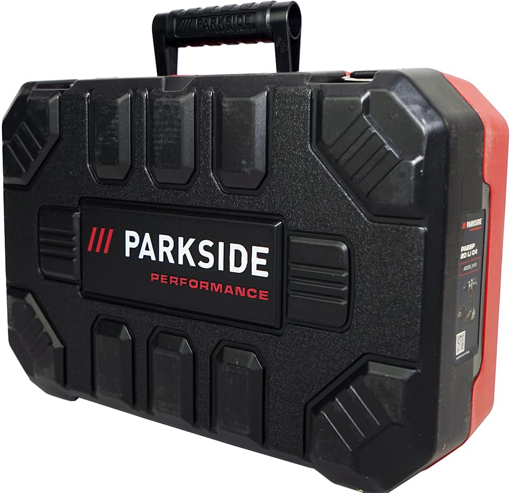 HEADNMORE Zestaw wiertarko-wkrętarka akumulatorowa PARKSIDE PERFORMANCE 20V PABSP 20 (w zestawie inteligentny akumulator 4 Ah) + brelok