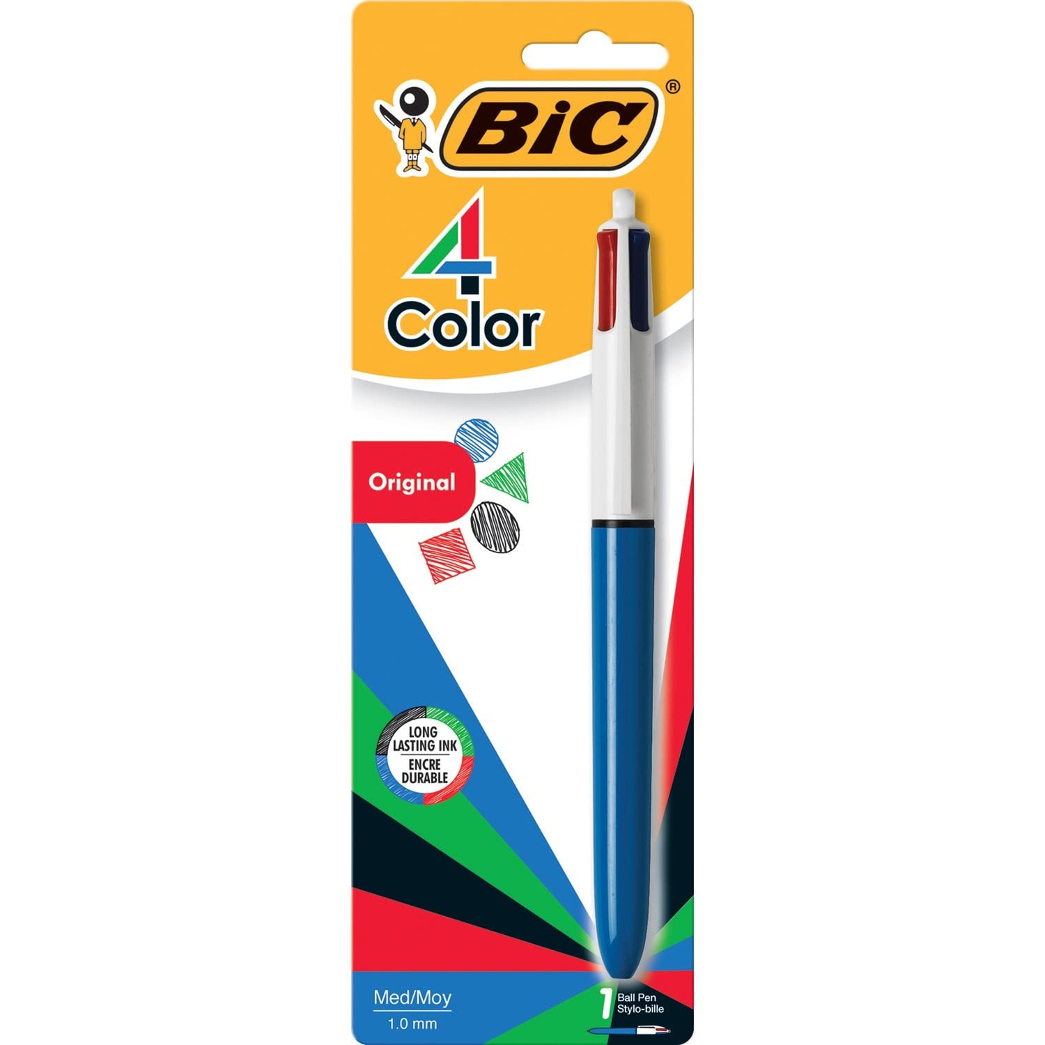 BIC Bic - Stylo bille à 4 couleurs