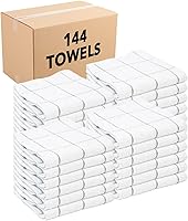 Vista 17 de Arkwright - Paños de cocina (caja a granel de 144) paños de cocina suaves, 100% de rizo de algodón, altamente absorbentes y de secado rápido, paños