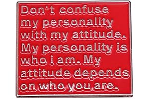 Show Your Personality with Don't Confuse My Personality Enamel Hat Pins