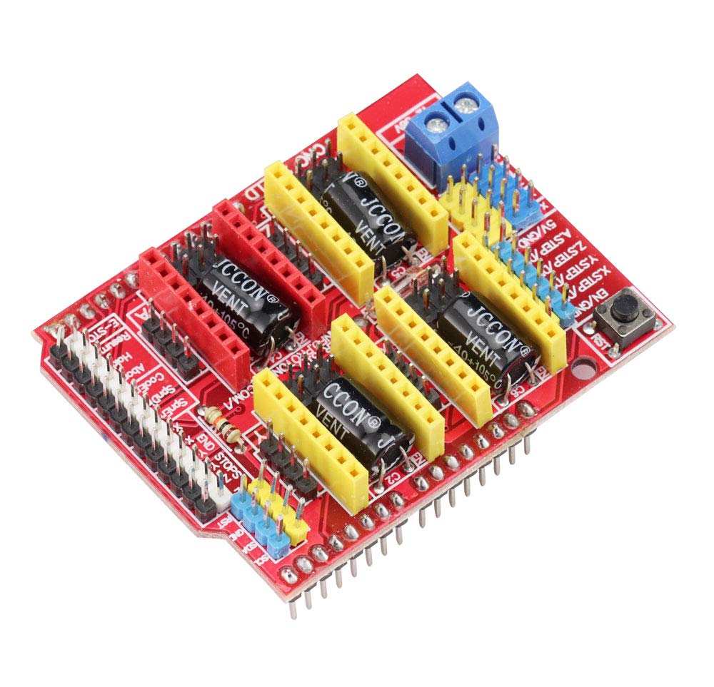 Amazon.co.jp: KKHMF 2個 V3 彫刻 シールド 3D プリンタ 拡張ボード