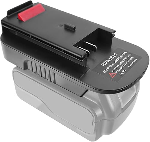 Adaptador de 20 V HPA1820 para Black&Decker LBXR2020 18V a 20V Baterías Adaptador convertidor para Black Decker 18V NiCad y NiMh Herramientas de