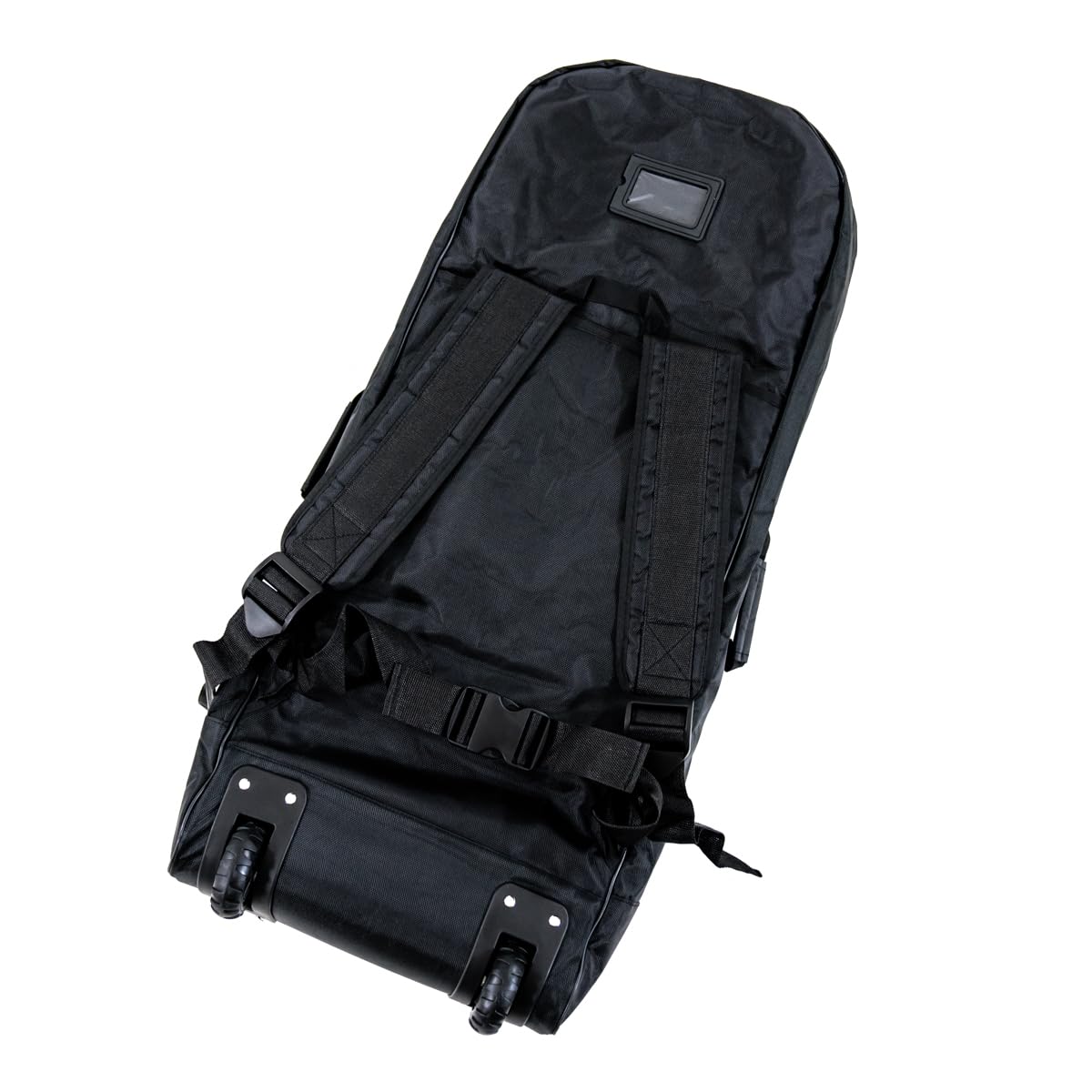 3s-sup No Stress Bag iSUP Board Tasche bis 11'6 mit Trollyfunktion I Inkl. gepolsterten Schultergurten und Bauchgurt I UV-Schutz Innenauskleidung I Schwarz, Größe 94x42x35 cm