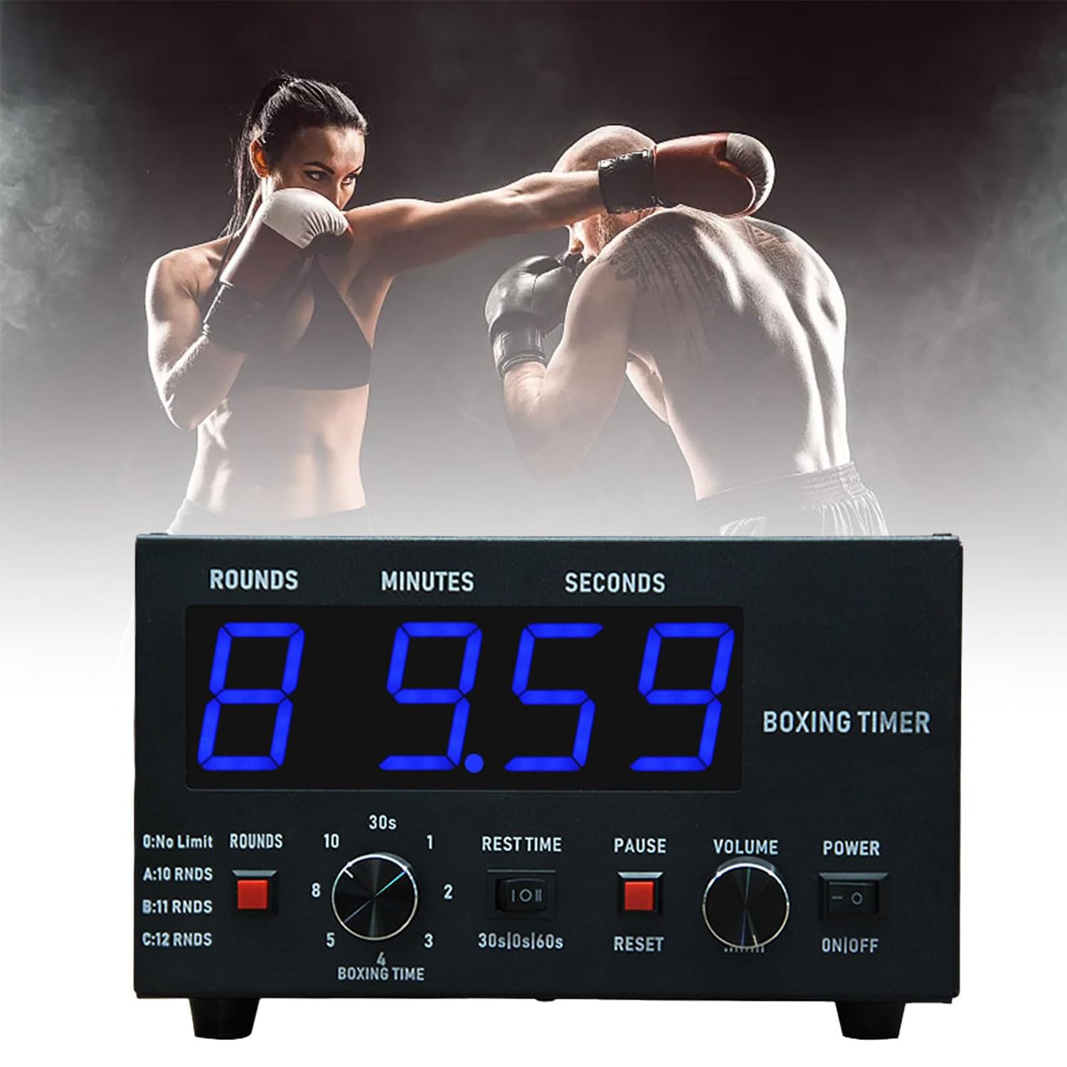 Minuterie de gymnastique portable pour structurer vos rounds de boxe