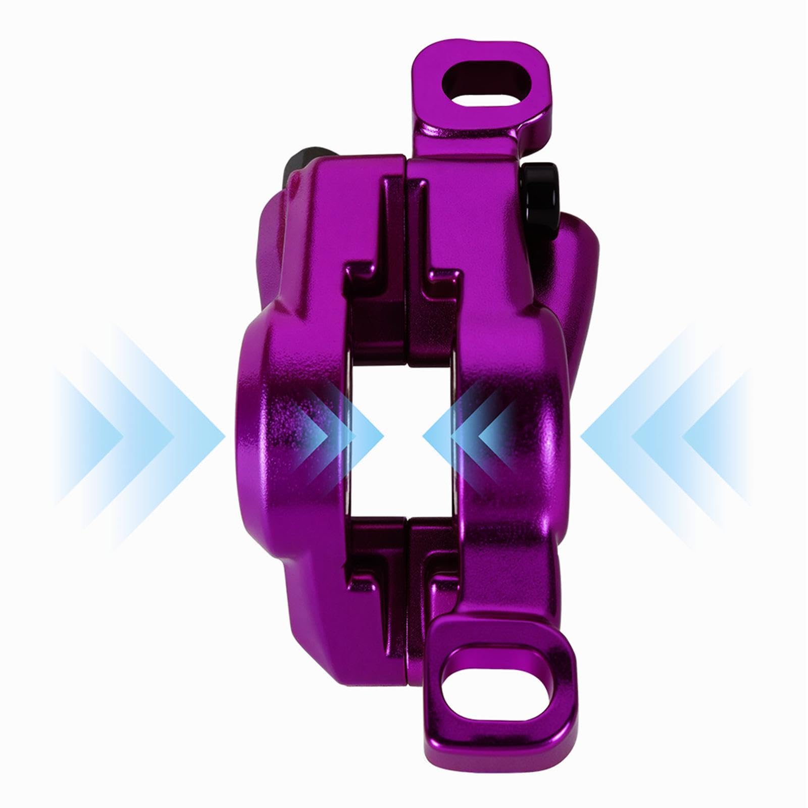 Menolana Mountain Bike Hydraulic Disc Brake Set Line Pulling Hardware Replacement Cycling Accessories Disc Brakes Caliper with Levers, Violet