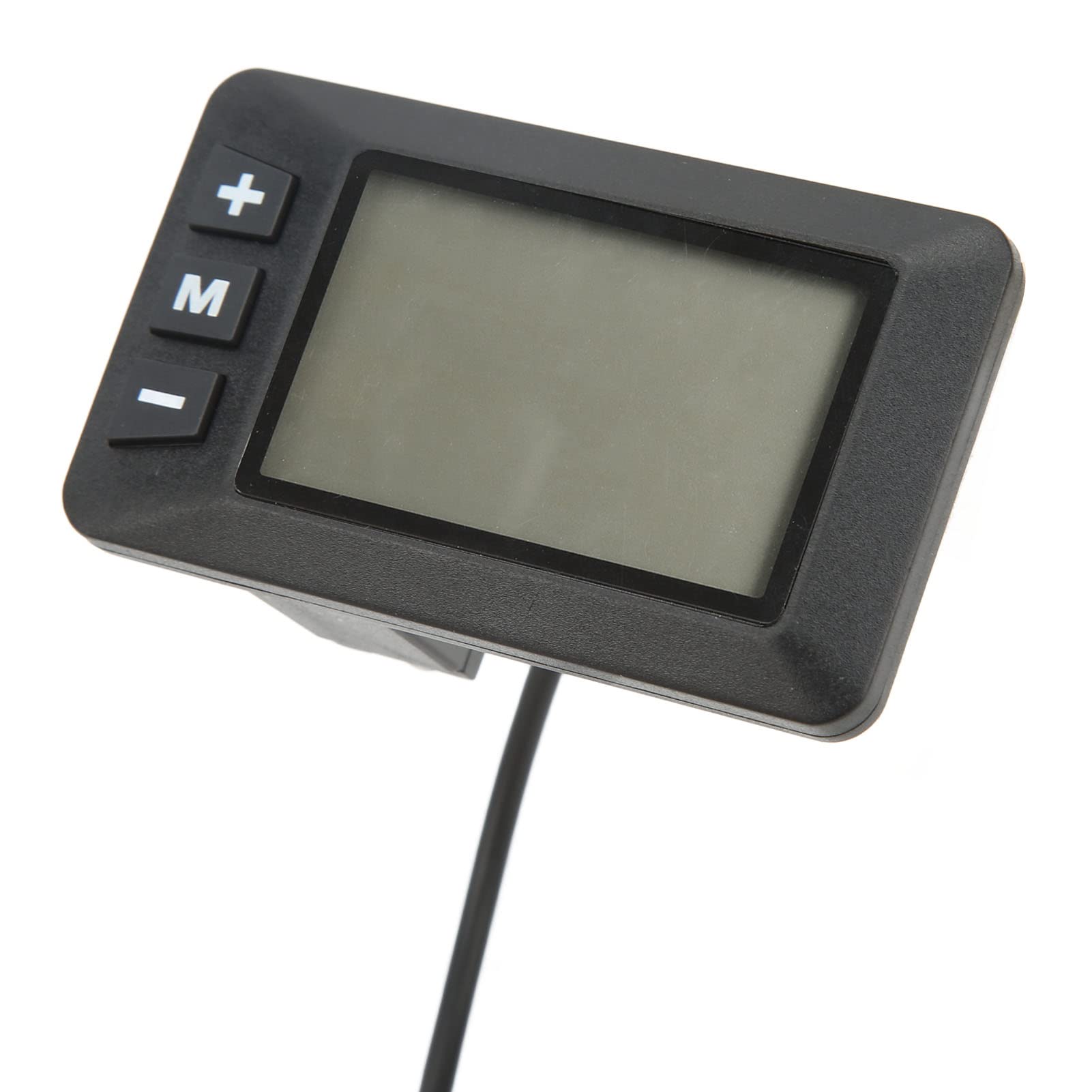 Compteur d'affichage LCD pour vélo électrique, Plastique True Reflection Robuste 36V Affichage de vélo électrique Enregistrement en Temps réel Facile à visualiser pour Scooter