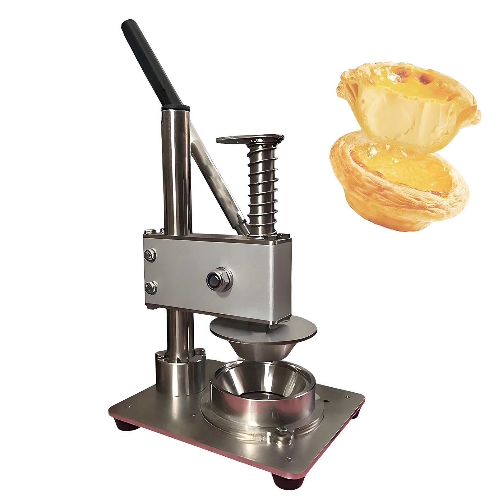 Epygnom Multicolor Manual Egg Tart Pressing Machine, Custard Tart Shell Molding Forming Machine, Muffin Cupcake Tins Moulds Tool For Home, Restaurant, Cake Shop 206