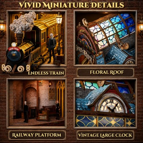 Agard Magic Train Station Book Nook Kit thumbnail 4